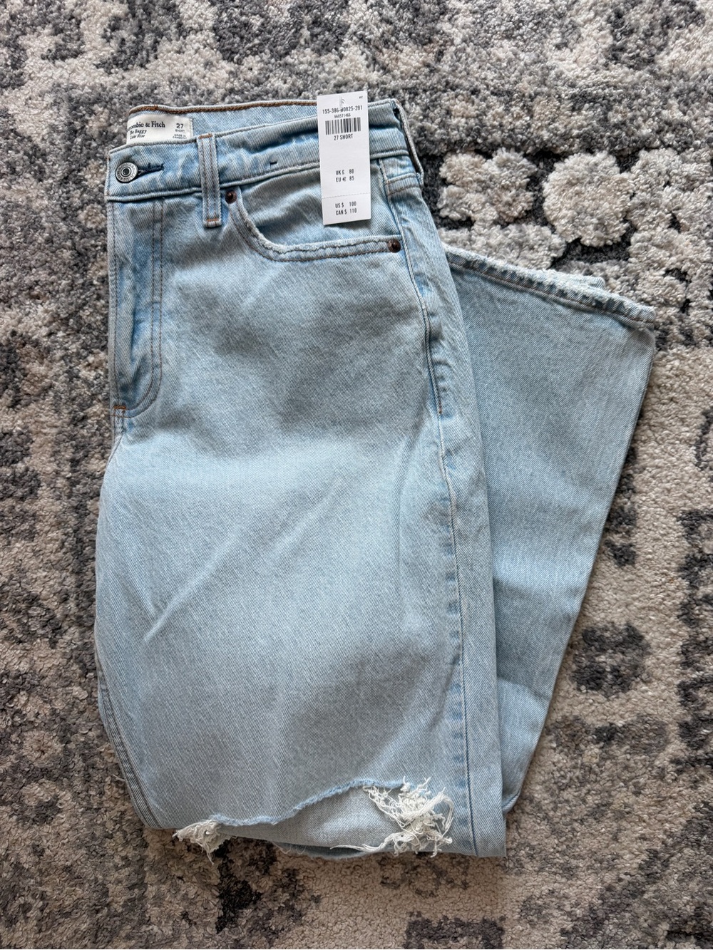 Abercrombie & Fitch Baggy Low Rise (Curve Love 27 Short)